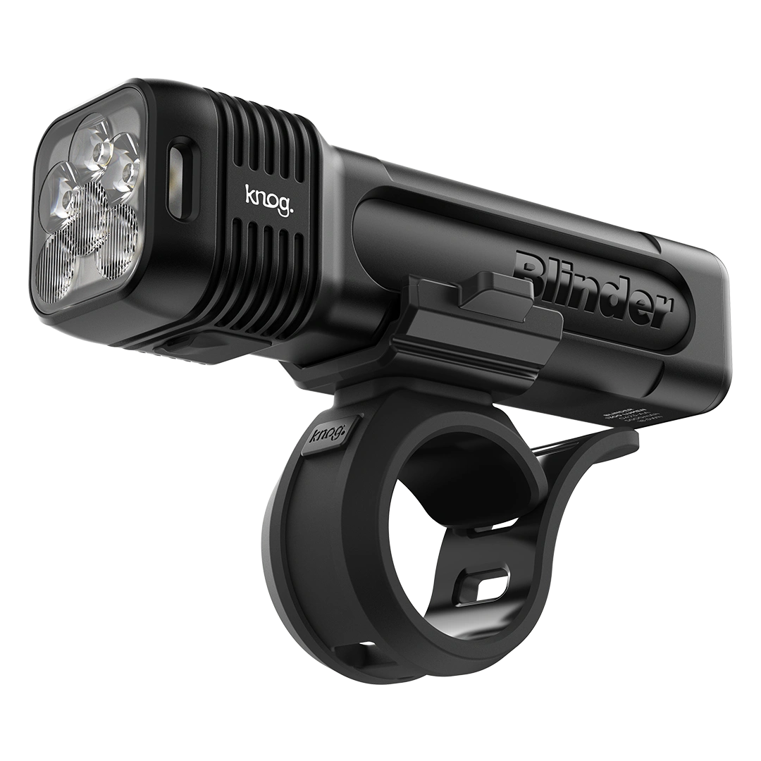Luz Delantera Blinder 1300: Ilumina tus senderos oscuros con potencia y estilo ¡Pedalea con seguridad y elegancia!